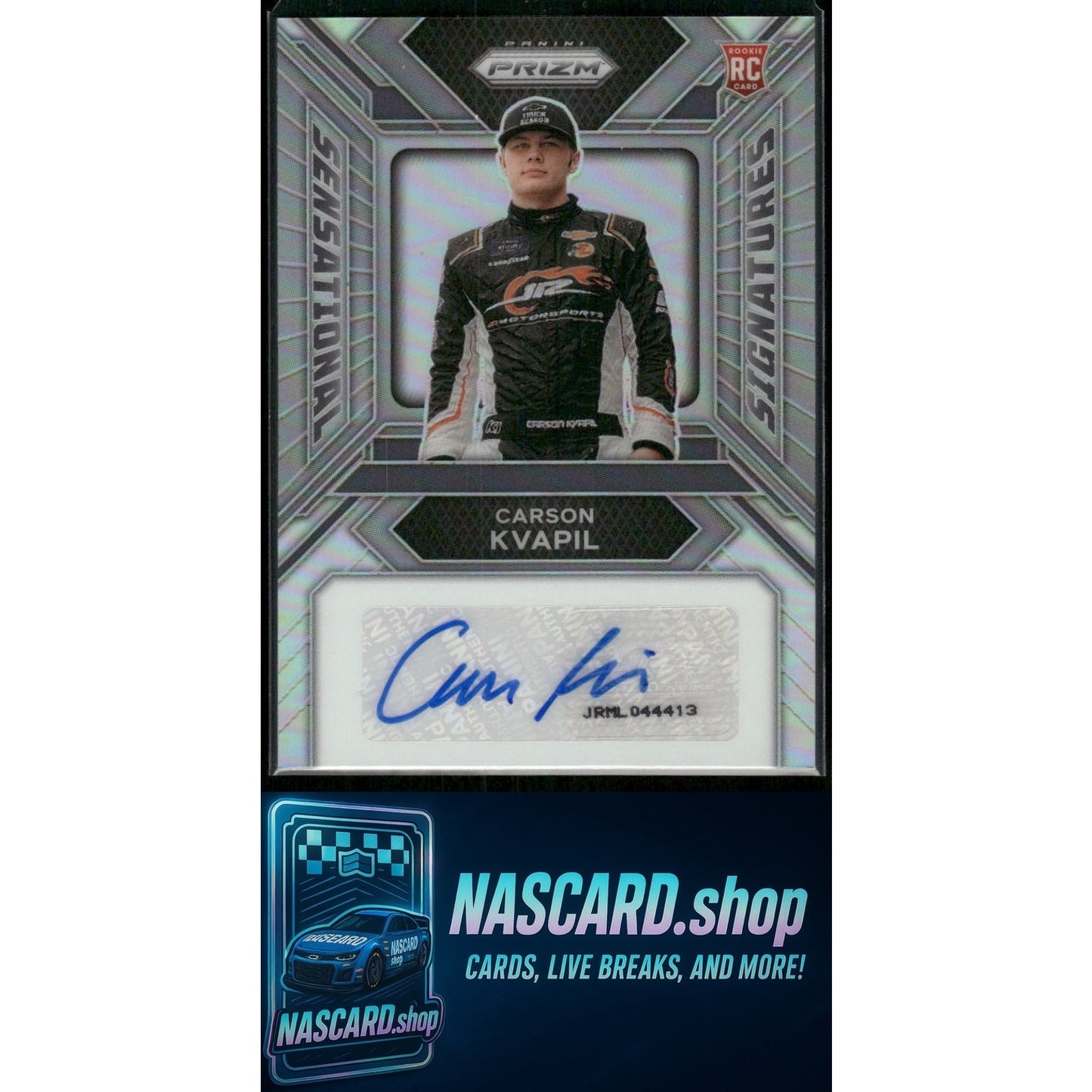 2024 Panini Prizm #SS-CKL Carson Kvapil Sensational Signatures RC