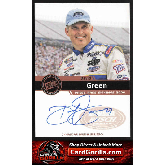 2006 Press Pass #NNO David Green Signings