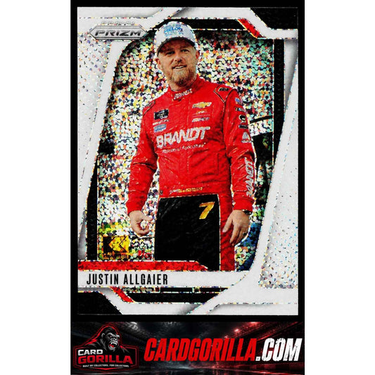 2025 Panini Prizm #59 Justin Allgaier White Sparkle