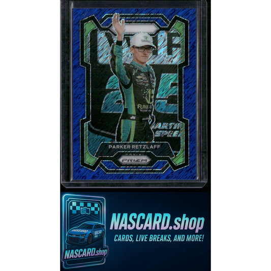 2024 Panini Prizm #5 Parker Retzlaff Blue Shimmer #/10