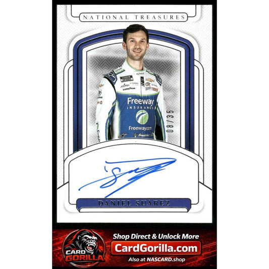 2025 Panini National Treasures #S-DSZ Daniel Suarez Signatures #/35