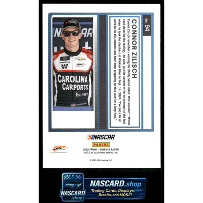 2025 Donruss #94 Connor Zilisch Optic Rated Rookie