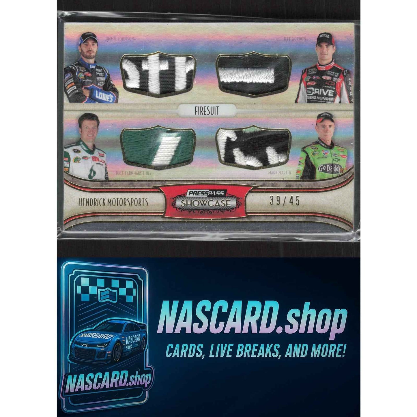 2011 Press Pass Johnson Gordon Earnhardt Jr Martin Classic Collections /45
