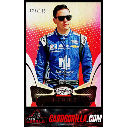 2018 Panini Certified #14 Alex Bowman Red #/199