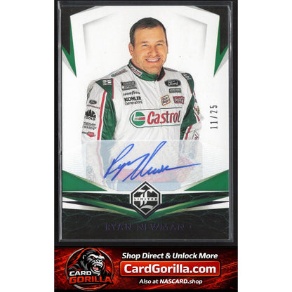 2021 Panini Chronicles #13 Ryan Newman Limited Autographs Purple #/25