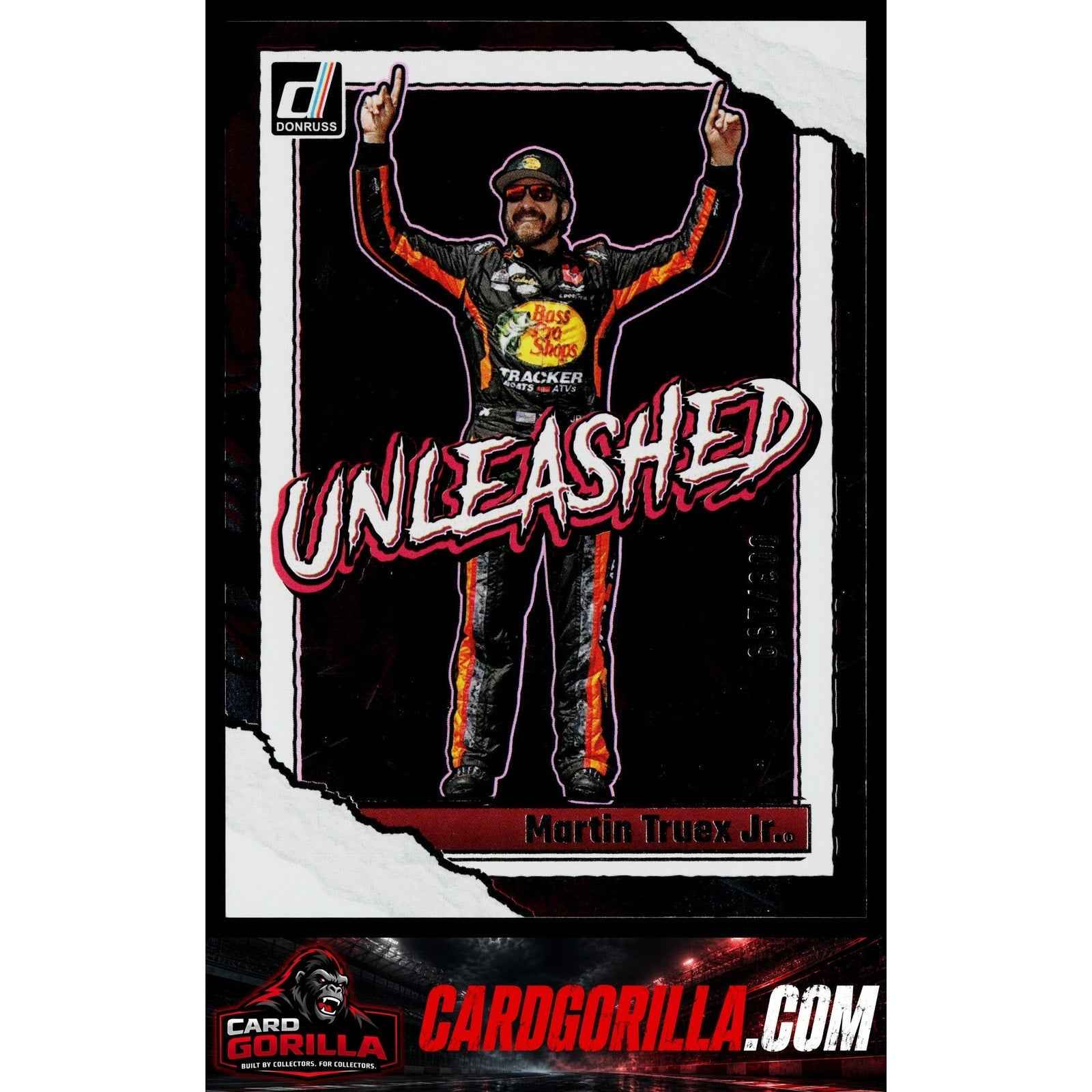 2026 Donruss #10 Martin Truex Jr. Unleashed Diamond Plate #/199