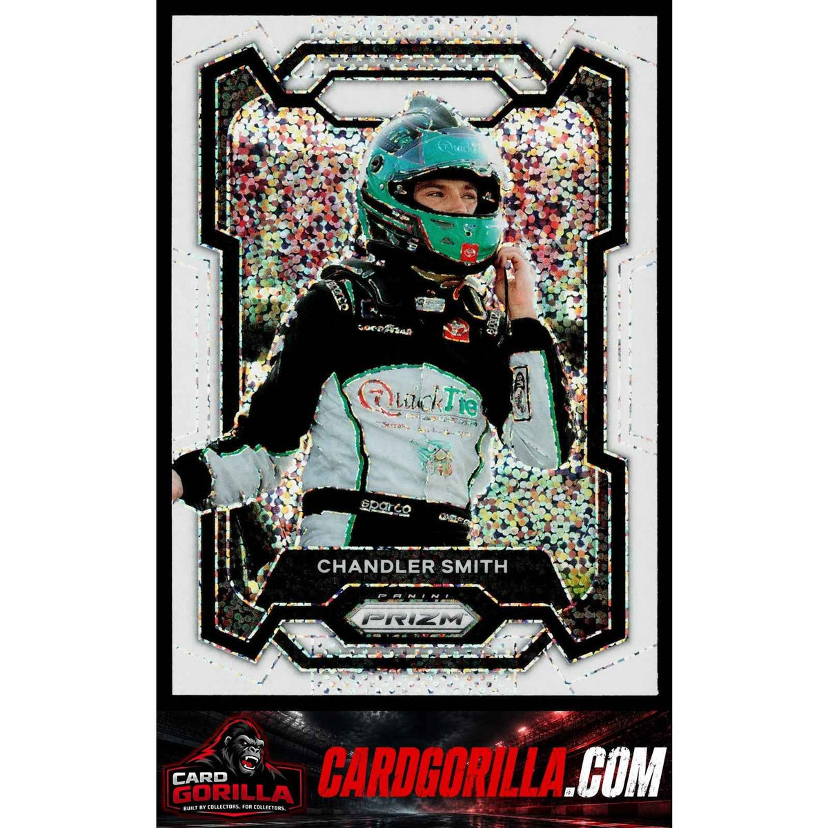 2024 Panini Prizm #78 Chandler Smith White Sparkle