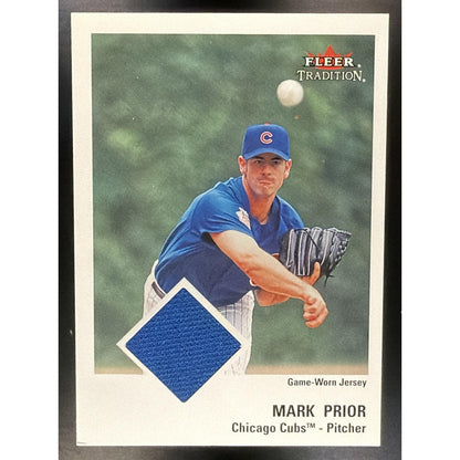 2003 Fleer Tradition Mark Prior #NNO Game Used Cubs