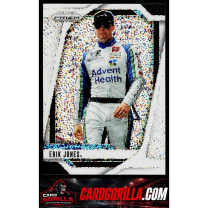 2025 Panini Prizm #1 Erik Jones White Sparkle