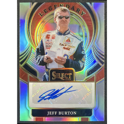 2026 Panini Select NASCAR Jeff Burton #17 Signatures Auto