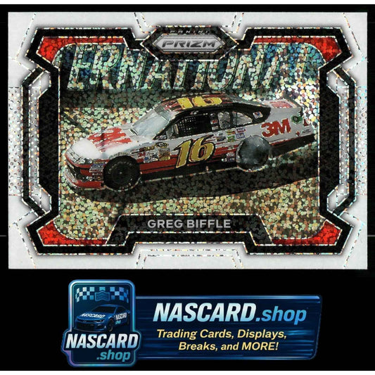 2024 Panini Prizm #13 Greg Biffle White Sparkle