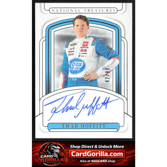 2025 Panini National Treasures #S-TMT Thad Moffitt Signatures #/99