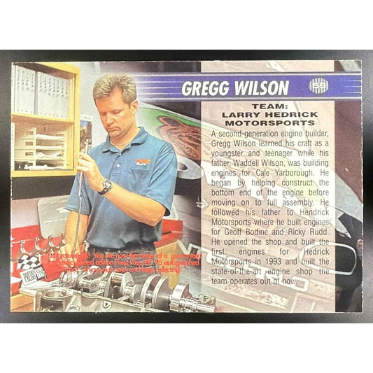 1995 Press Pass Gregg Wilson #59