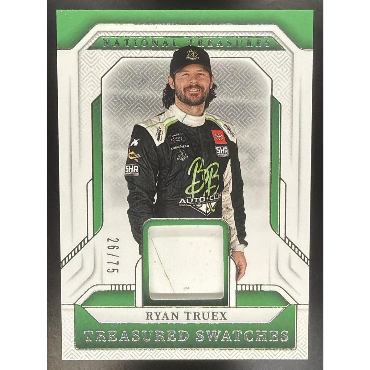 2025 Panini National Treasures Ryan Truex #11 Treasured Swatches 26/75
