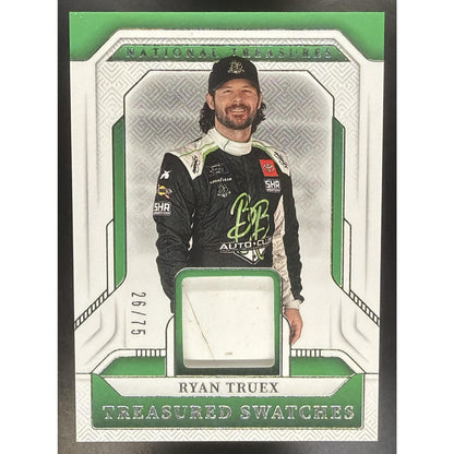 2025 Panini National Treasures Ryan Truex #11 Treasured Swatches 26/75