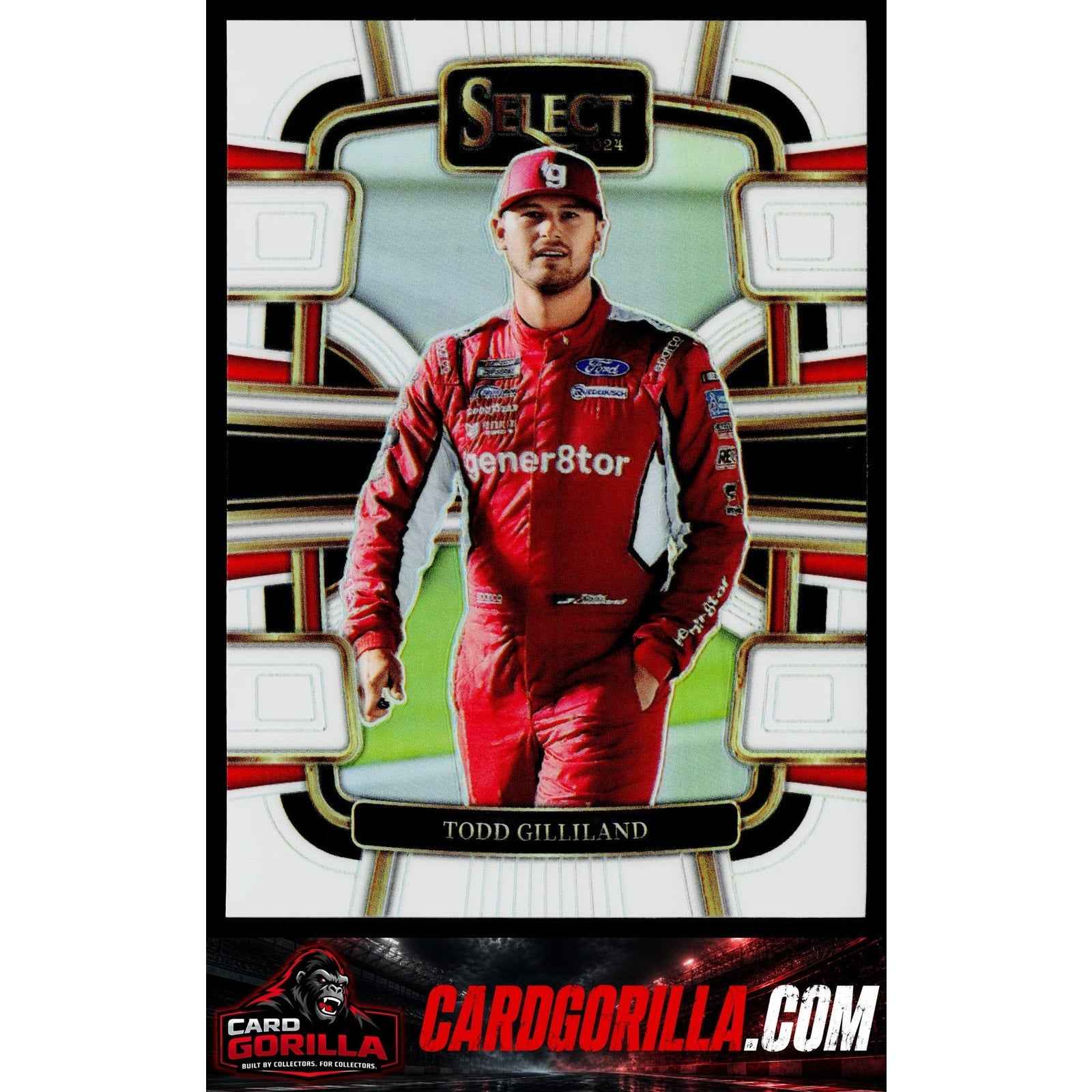 2024 Panini Select #34 Todd Gilliland White Prizms #/99