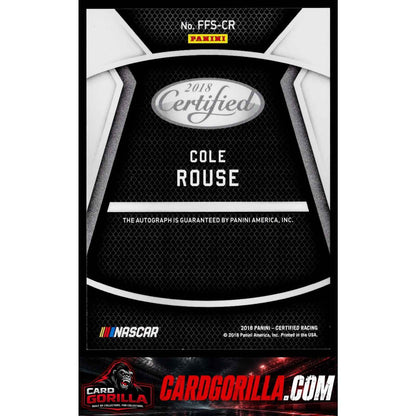 2018 Panini Certified #FFS-CR Cole Rouse Fresh Faces Signatures Blue #/49