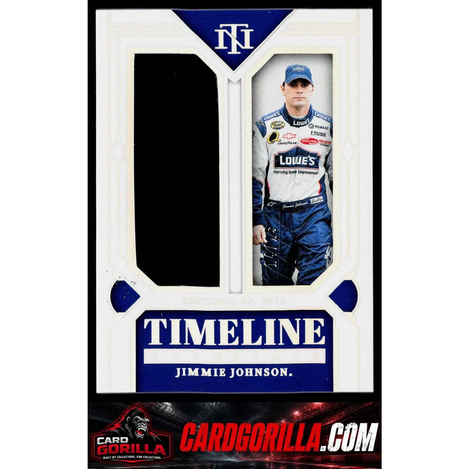2024 National Treasures Jimmie Johnson Timeline Materials Holo Silver #/25