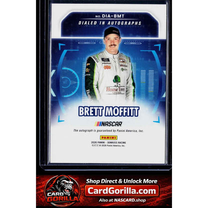 2026 Donruss #DIA-BMT Brett Moffitt Dialed In Red Xplosion #/49