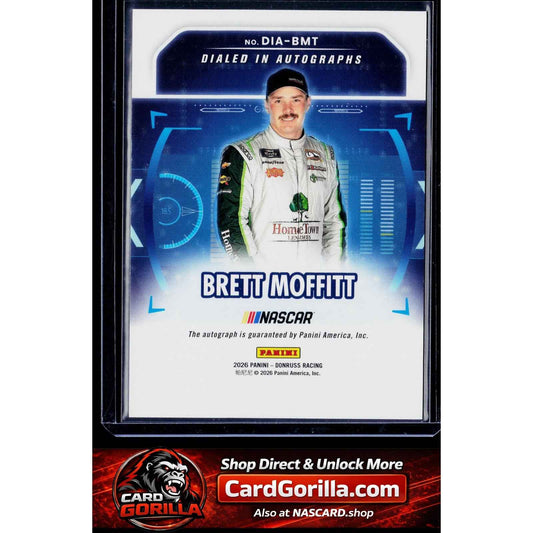 2026 Donruss #DIA-BMT Brett Moffitt Dialed In Red Xplosion #/49