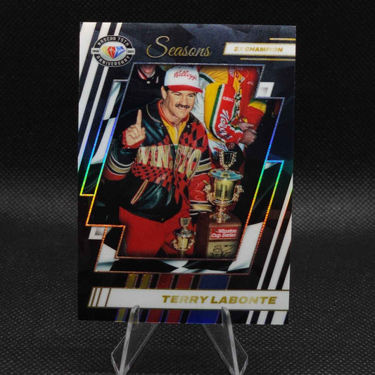 2023 Panini Prizm 75th Anniversary Seasons Prizm #85 Terry Labonte - NASCARD.shop
