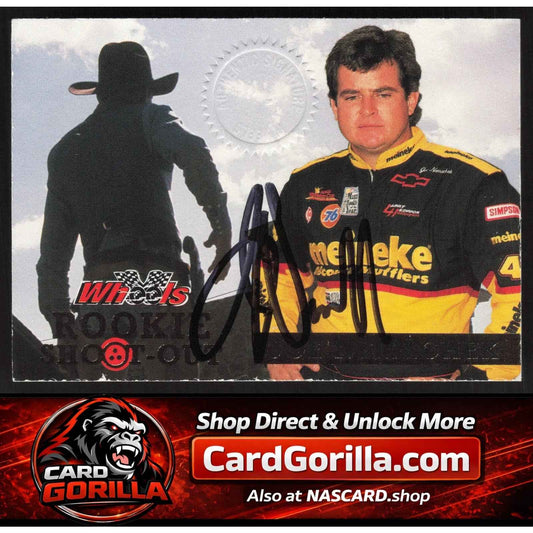 1994 Wheels High Gear #RS4 Joe Nemechek Rookie Shootout Autographs