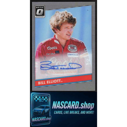 2019 Donruss #69 Bill Elliott Optic Signatures Holo #/75