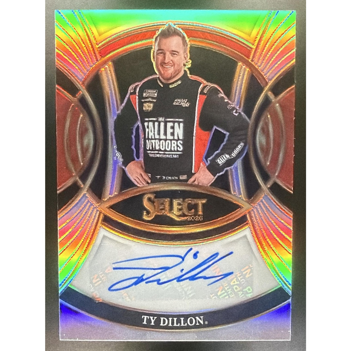 2026 Panini Select NASCAR Ty Dillon #S-TDN Signatures Auto
