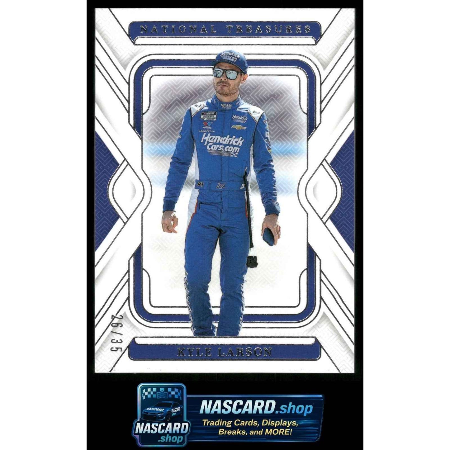 2025 Panini National Treasures #31 Kyle Larson #/35