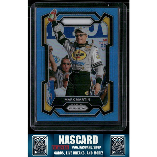 2024 Panini Prizm #61 Mark Martin Carolina Blue #/49 - NASCARD.shop