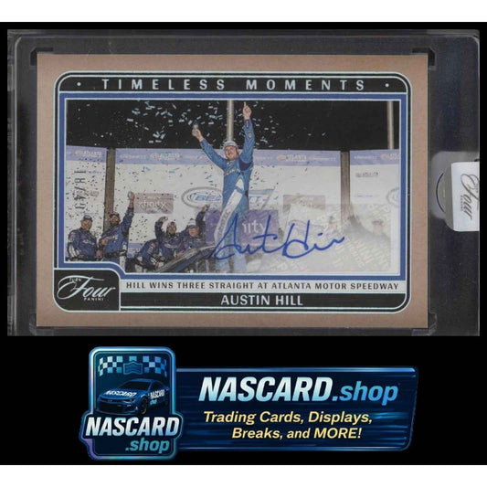 2025 Panini Turn Four #TM-AHL Austin Hill Timeless Moments Holo Silver #/49