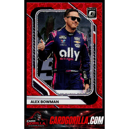 2026 Donruss #16 Alex Bowman Optic Red Velocity #/199