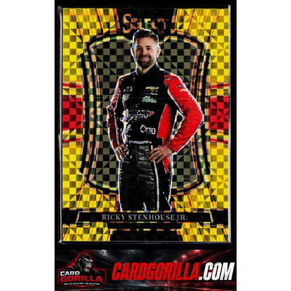 2026 Panini Select #295 Ricky Stenhouse Jr Trackside Gold Power Plaid #/13