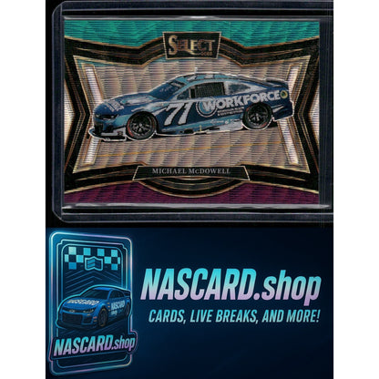 2025 Panini Select #121 Michael McDowell Tri-Color Prizms