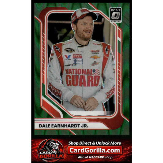 2026 Donruss #14 Dale Earnhardt Jr Optic Green Swirl #/7