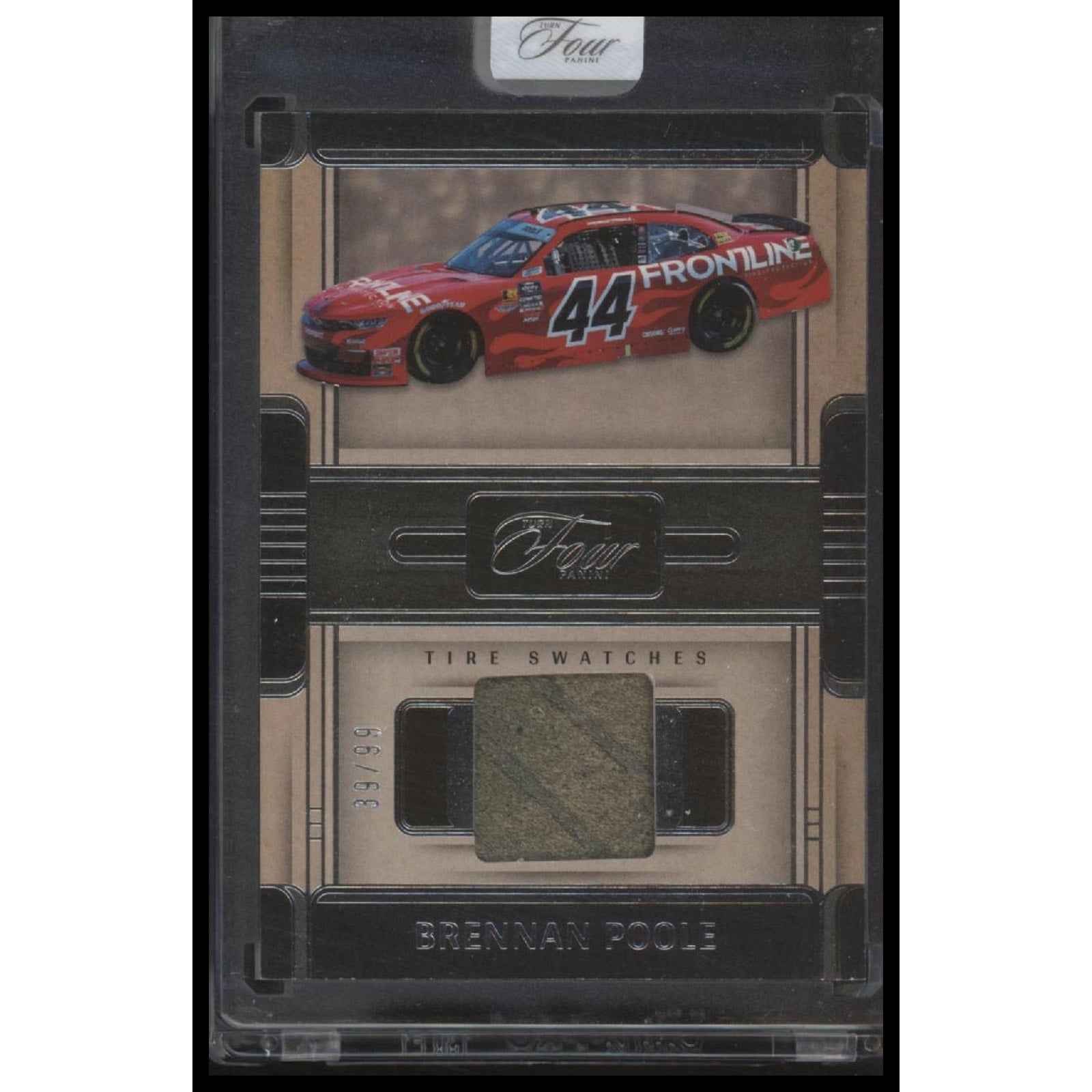 2025 Panini Turn Four #TS-BPL Brennan Poole Tire Swatches #/99