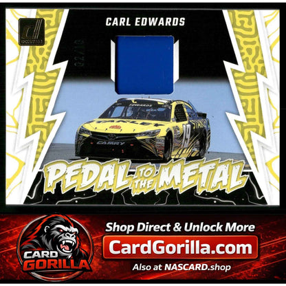 2024 Donruss #PMM-CE Carl Edwards Pedal to the Metal Materials Gold #/10