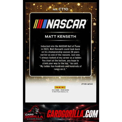 2023 Panini Prizm #CT10 Matt Kenseth Championship Trophy