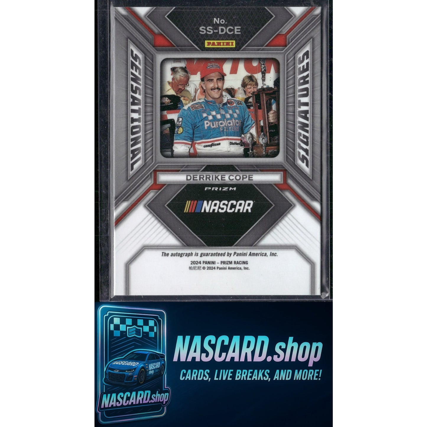 2024 Panini Prizm #SS-DCE Derrike Cope Sensational Signatures - Card Gorilla