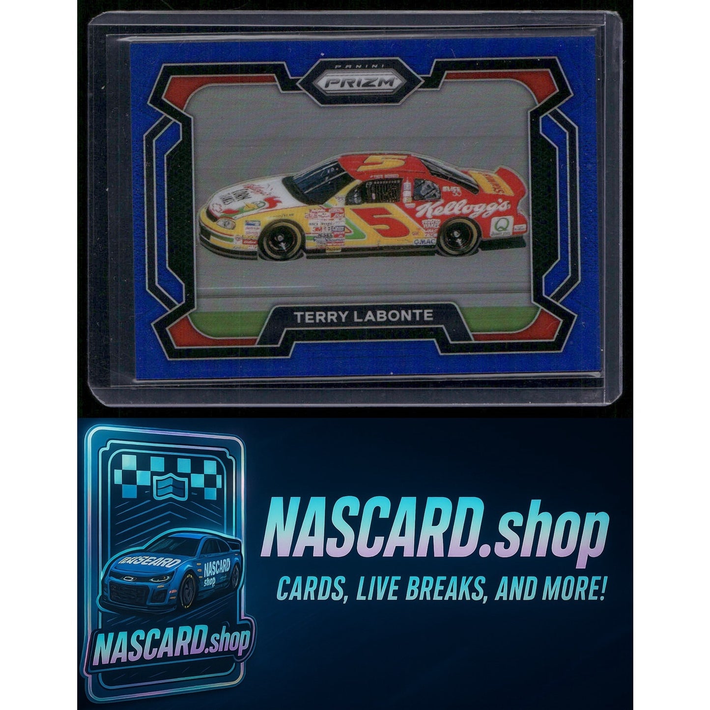2024 Panini Prizm #26 Terry Labonte Blue #/199 - NASCARD.shop
