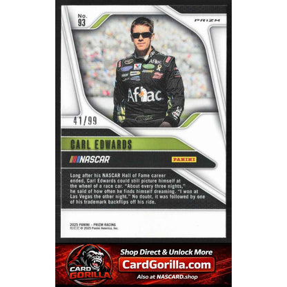 2025 Panini Prizm #93 Carl Edwards Purple #/99
