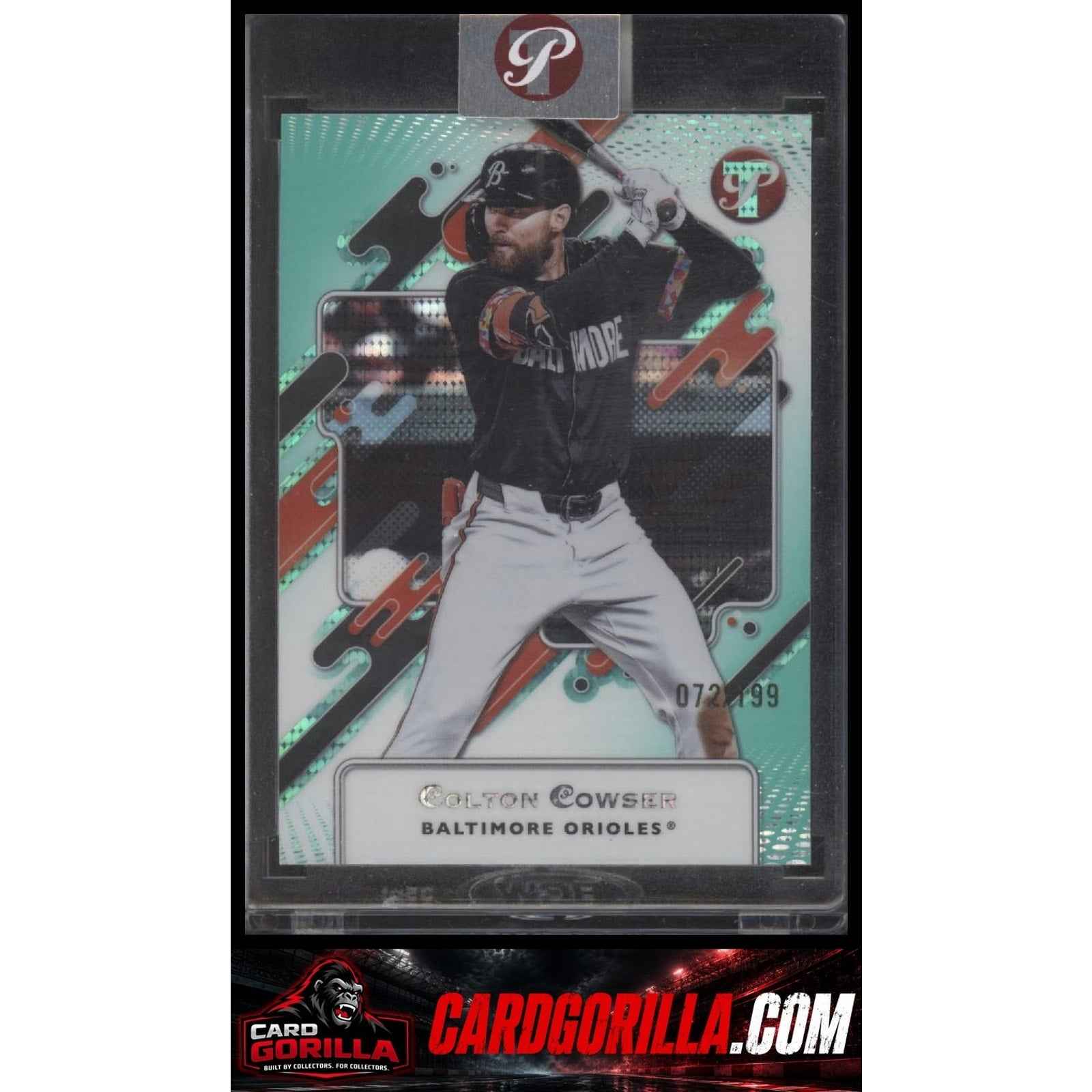2025 Topps Pristine #66 Colton Cowser Aqua Refractors #/199