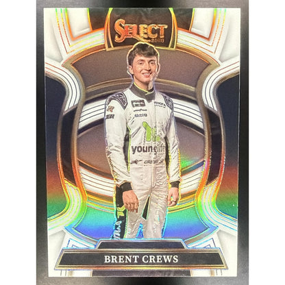 2026 Panini Select NASCAR Brent Crews #62 Set - Grandstand White Prizms 83/99