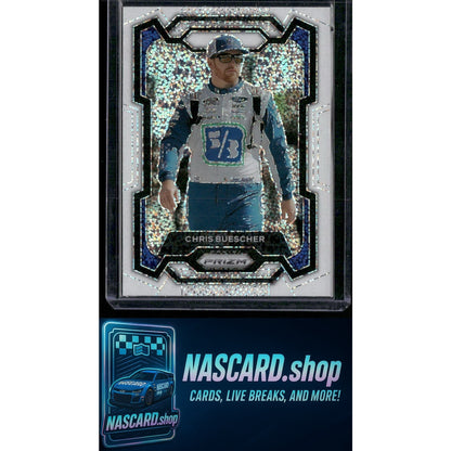2024 Panini Prizm #79 Chris Buescher White Sparkle
