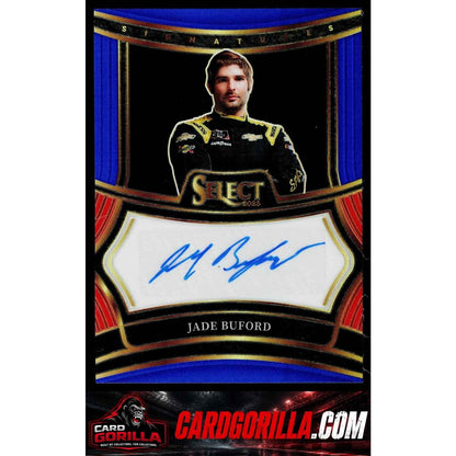 2025 Panini Select #S-JBD Jade Buford Signatures Blue Prizms #/99