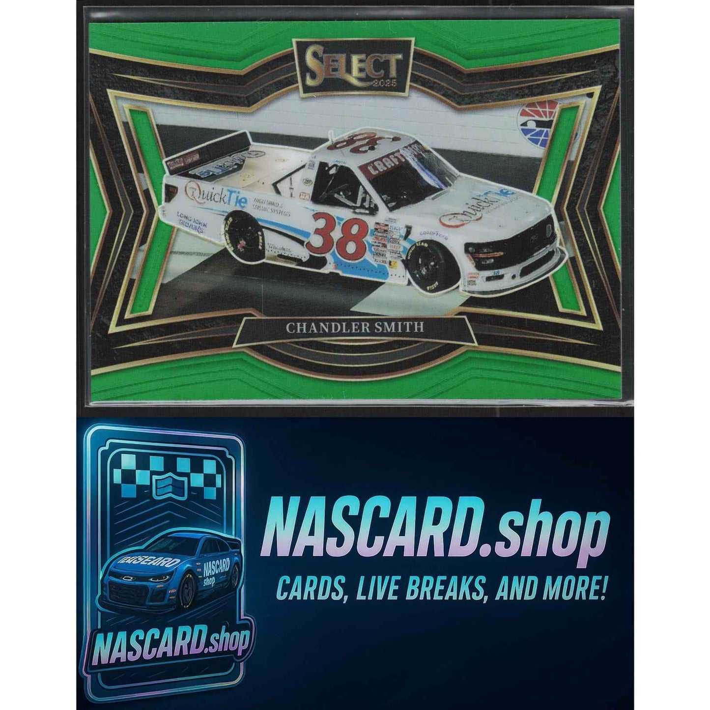 2025 Panini Select #106 Chandler Smith Green Prizms #/5