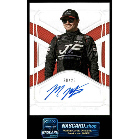 2022 Panini National Treasures #RS-MM Matt Mills Rising Stars Holo Silver #/25