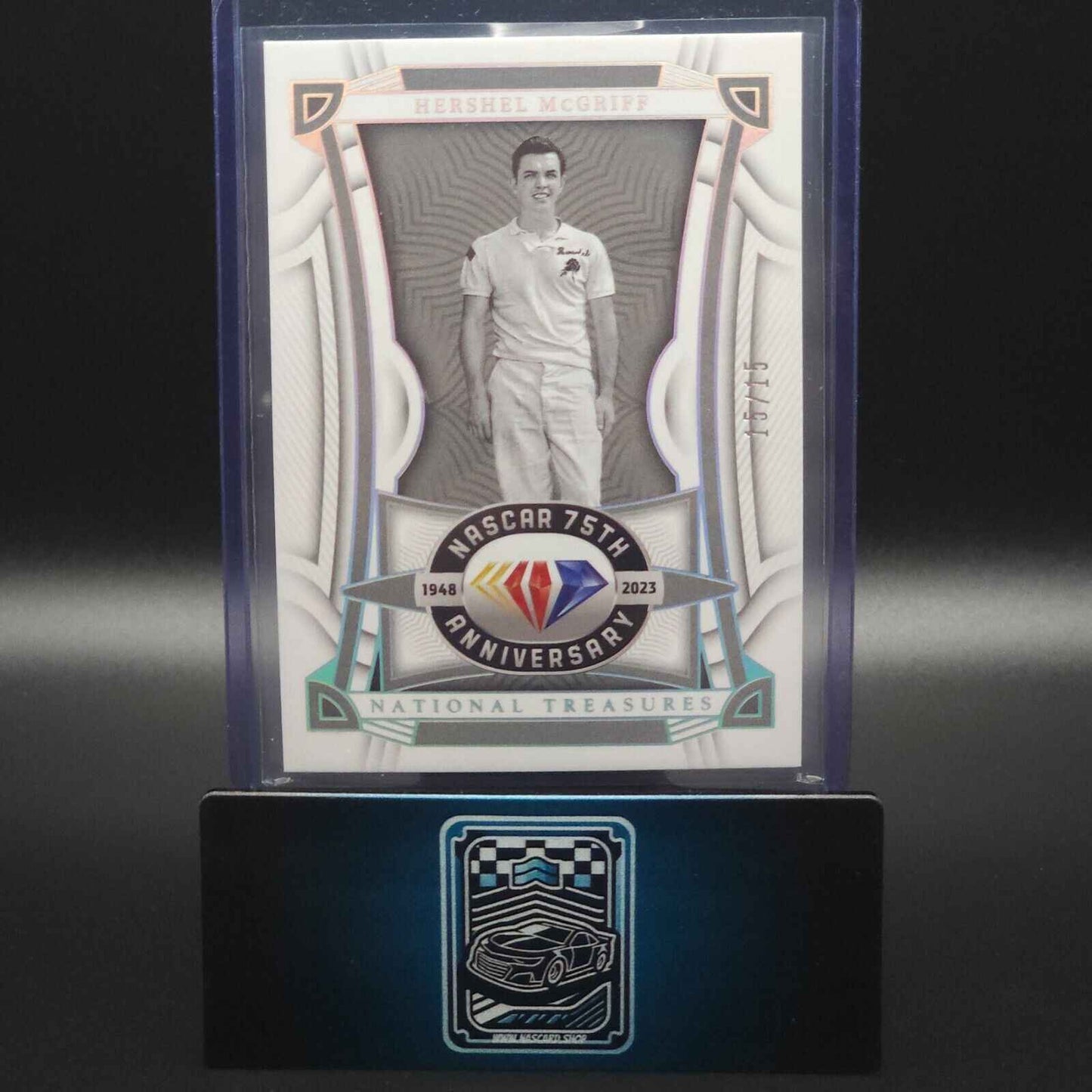 2023 National Treasures NASCAR Diamond Anniversary SIlver Hershel McGriff 15/15 - NASCARD.shop