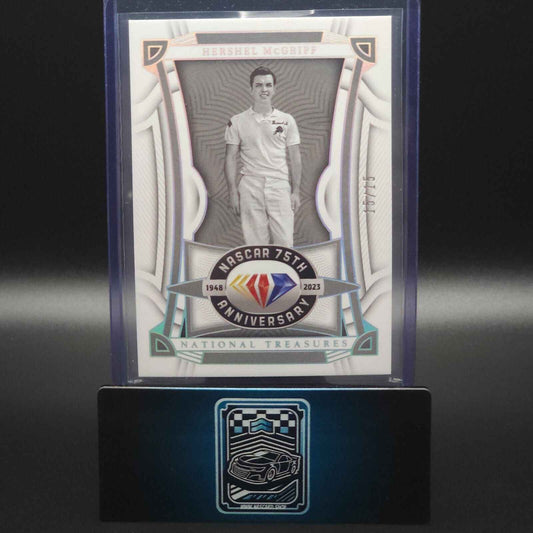 2023 National Treasures NASCAR Diamond Anniversary SIlver Hershel McGriff 15/15 - NASCARD.shop