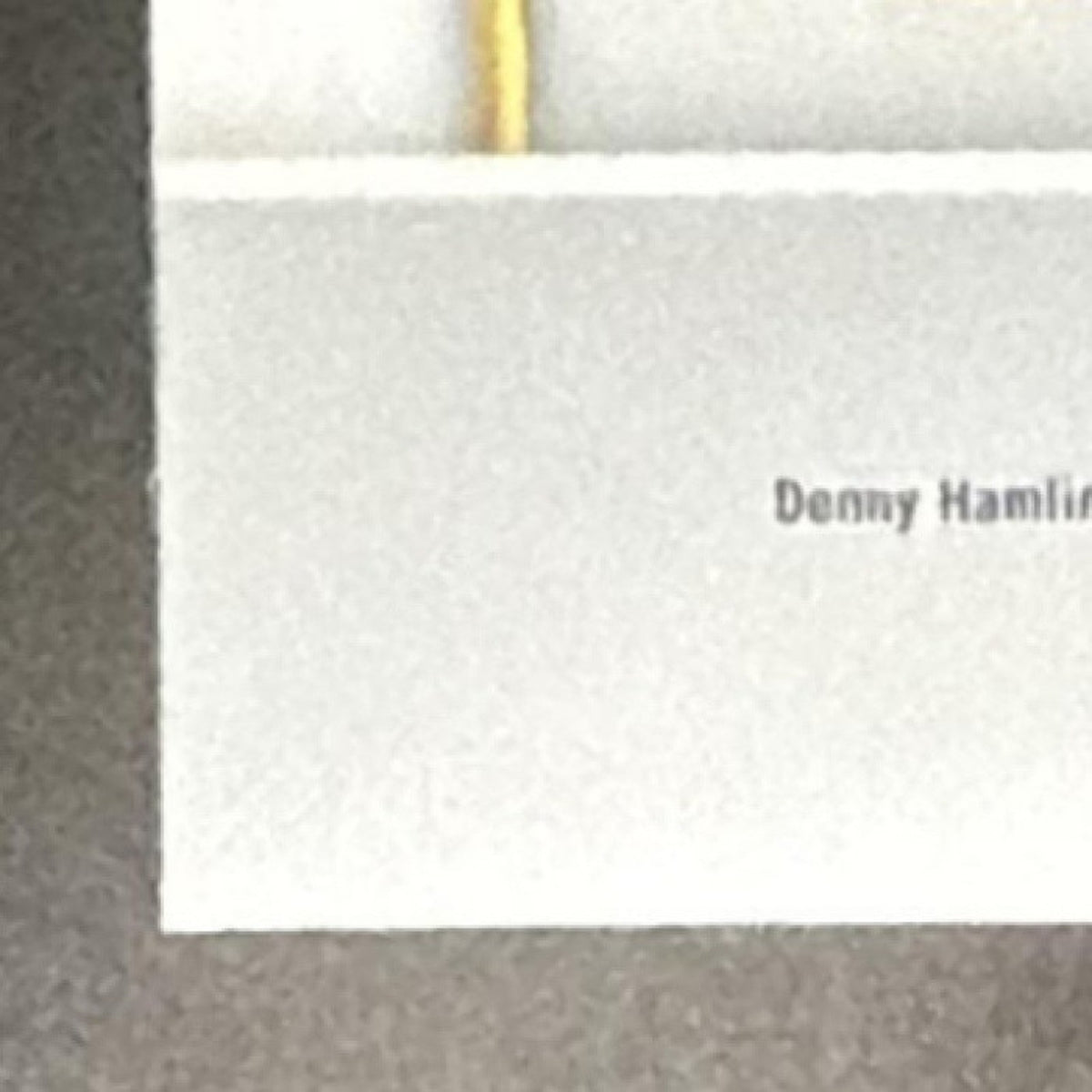 2026 Panini Select NASCAR Denny Hamlin Legendary Signatures Purple Prizms /49